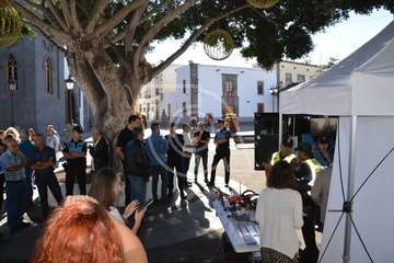 La Policía Local de Telde presentó este viernes su Unidad de Drones (Foto TA)